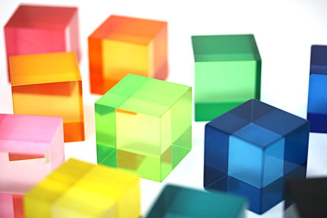 PMMAブロックの染色
